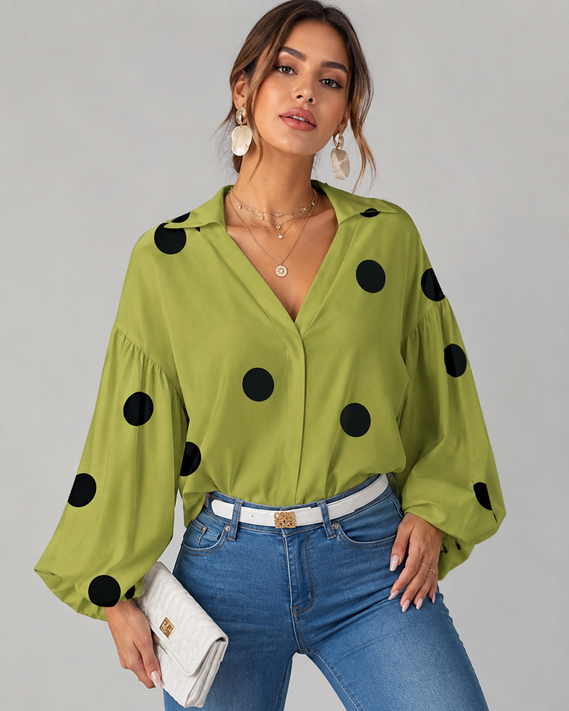 Green Polka / 2XL