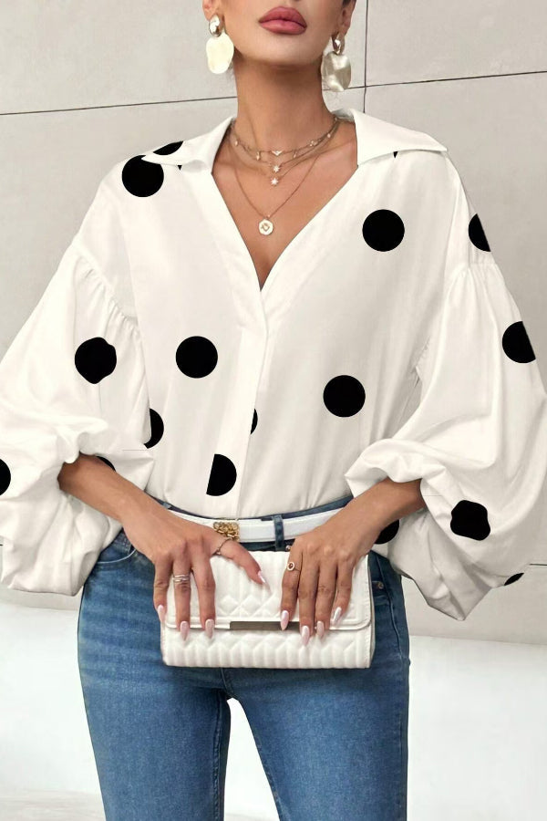 White  Polka / 2XL